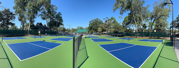 New pickleball courts