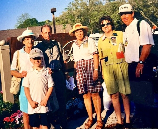 Family at Heritage Golf Tournament