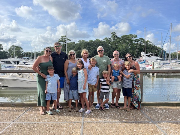 Family Visiting Palmetto Dunes