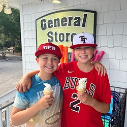 Icecream at the General Store