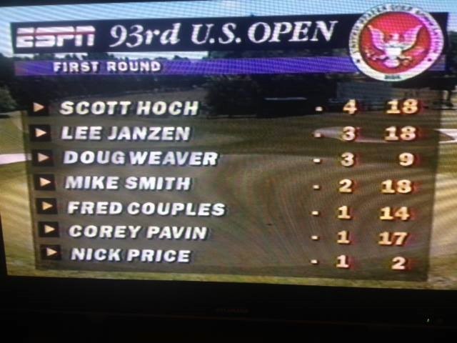 93rd US Open first round