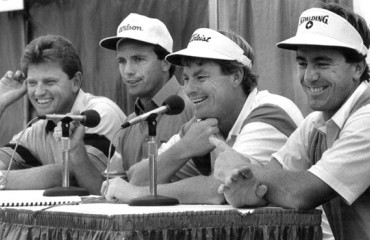 Nick Price, Jerry Pate, Mark Wiebe and Doug Weaver