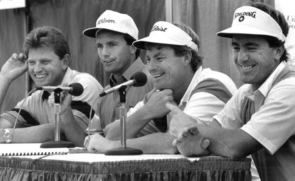 Nick Price, Jerry Pate, Mark Wiebe and Doug Weaver