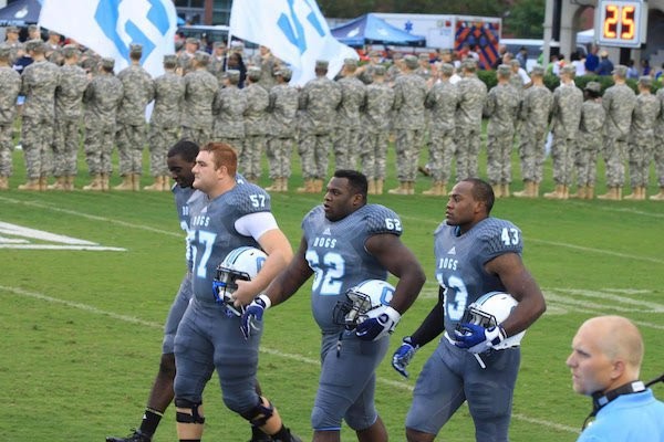 Kyle Weaver was one of the Citadel’s team captains during his senior season.