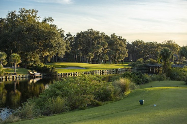 canal through golf course