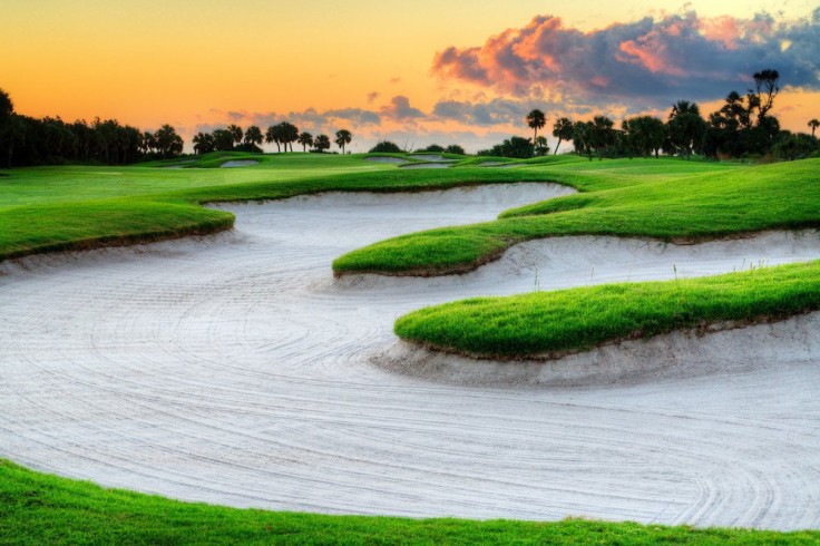 sunrise over golf dunes