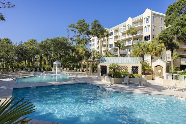 resort pool with spray area at Windsor Place