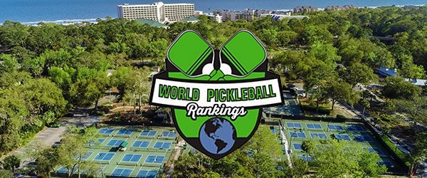 aerial image of pickleball courts with world pickleball rankings logo