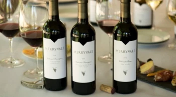 merryvale wines with wine glasses
